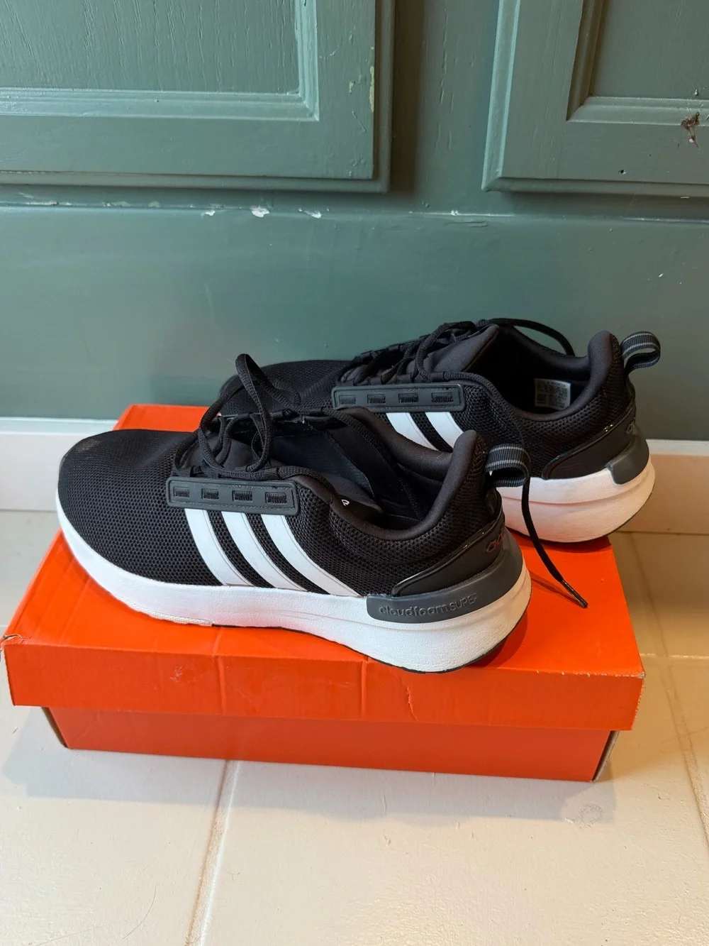 adidas black sneakers